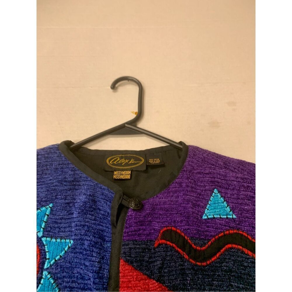 Vintage Patchwork Quilt Lined Jacket - image 5